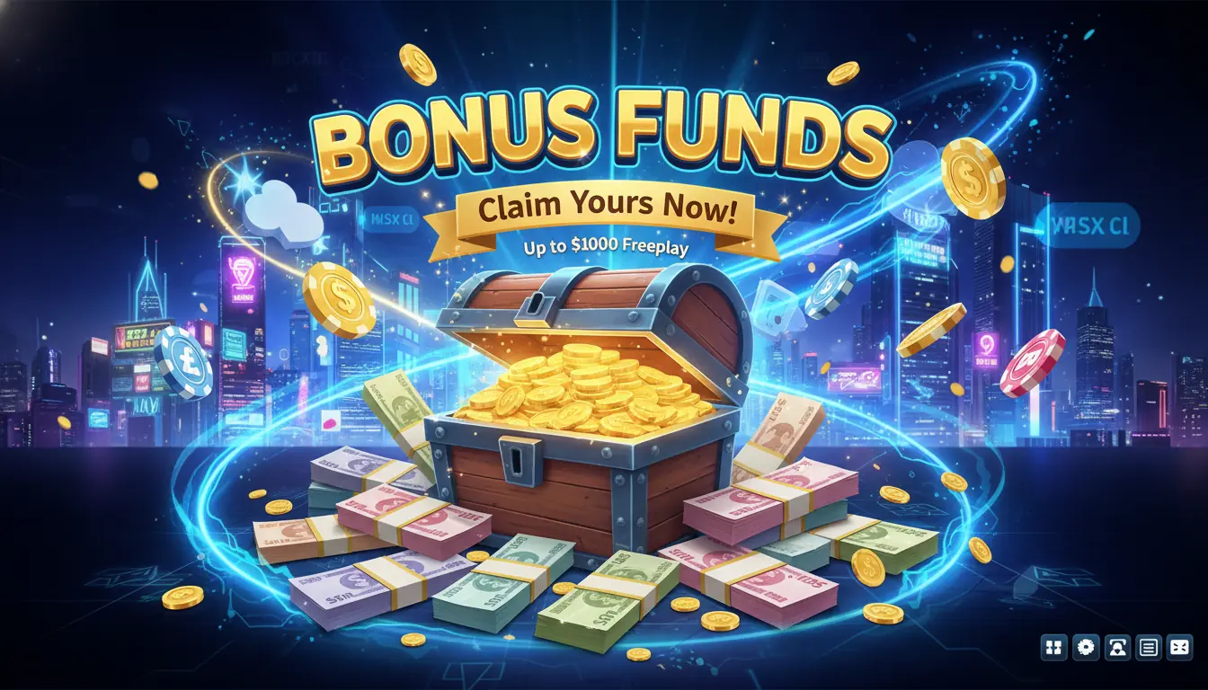 Captain Cooks bonus funds